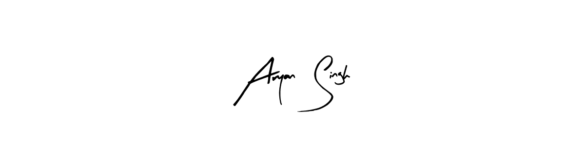 How to make Aryan  Singh signature? Arty Signature is a professional autograph style. Create handwritten signature for Aryan  Singh name. Aryan  Singh signature style 8 images and pictures png