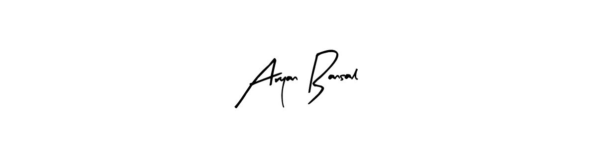 Also You can easily find your signature by using the search form. We will create Aryan Bansal name handwritten signature images for you free of cost using Arty Signature sign style. Aryan Bansal signature style 8 images and pictures png