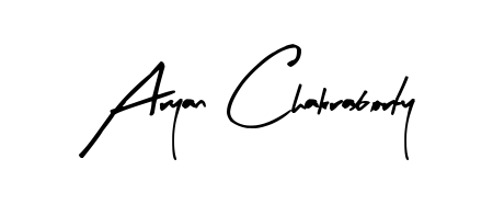 Master the art of signing with Aryan Chakraborty written in fluent Arty Signature script. A great template to practice and refine your handwriting. Aryan Chakraborty signature style 8 images and pictures png