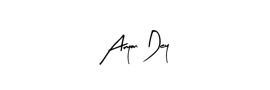 Design your own signature with our free online signature maker. With this signature software, you can create a handwritten (Arty Signature) signature for name Aryan Dey. Aryan Dey signature style 8 images and pictures png