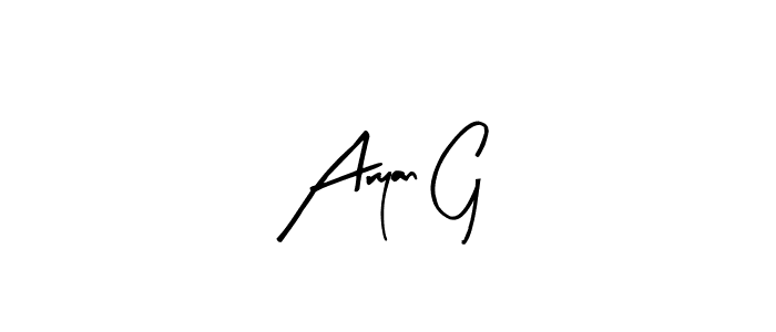 Best and Professional Signature Style for Aryan G. Arty Signature Best Signature Style Collection. Aryan G signature style 8 images and pictures png