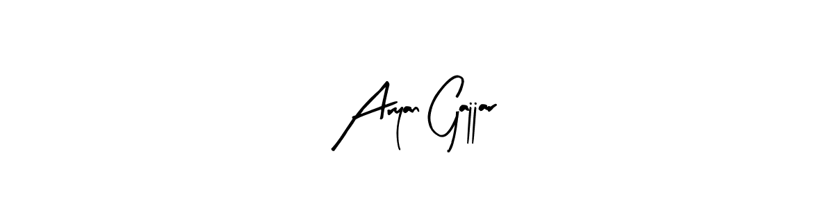 Make a beautiful signature design for name Aryan Gajjar. Use this online signature maker to create a handwritten signature for free. Aryan Gajjar signature style 8 images and pictures png