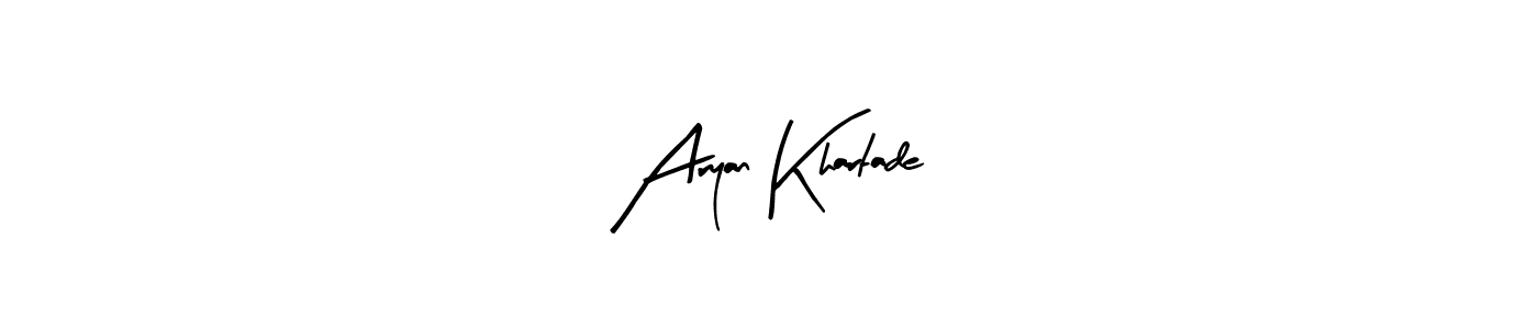 if you are searching for the best signature style for your name Aryan Khartade. so please give up your signature search. here we have designed multiple signature styles  using Arty Signature. Aryan Khartade signature style 8 images and pictures png
