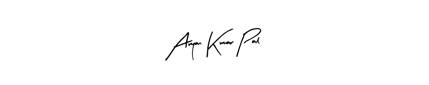 Create a beautiful signature design for name Aryan Kumar Pal. With this signature (Arty Signature) fonts, you can make a handwritten signature for free. Aryan Kumar Pal signature style 8 images and pictures png