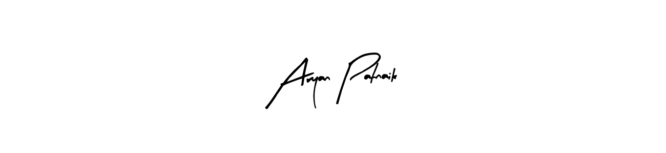 Use a signature maker to create a handwritten signature online. With this signature software, you can design (Arty Signature) your own signature for name Aryan Patnaik. Aryan Patnaik signature style 8 images and pictures png