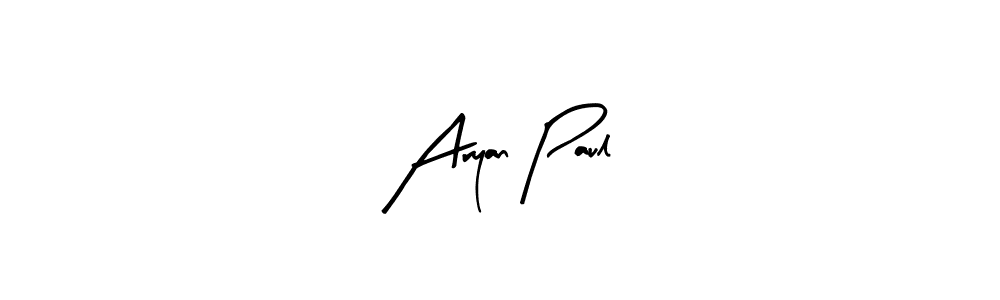 Here are the top 10 professional signature styles for the name Aryan Paul. These are the best autograph styles you can use for your name. Aryan Paul signature style 8 images and pictures png