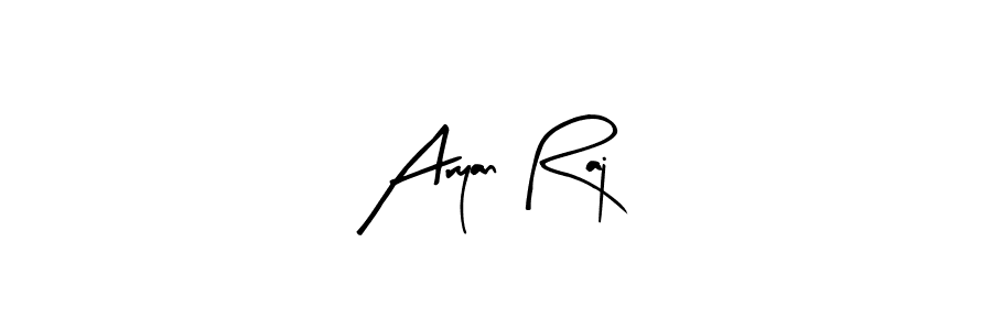 You should practise on your own different ways (Arty Signature) to write your name (Aryan Raj) in signature. don't let someone else do it for you. Aryan Raj signature style 8 images and pictures png