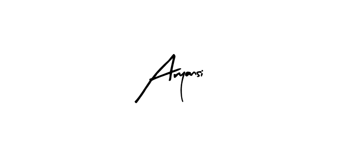 The best way (Arty Signature) to make a short signature is to pick only two or three words in your name. The name Aryansi include a total of six letters. For converting this name. Aryansi signature style 8 images and pictures png