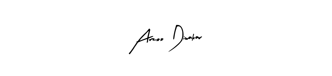 It looks lik you need a new signature style for name Arzoo Diwakar. Design unique handwritten (Arty Signature) signature with our free signature maker in just a few clicks. Arzoo Diwakar signature style 8 images and pictures png