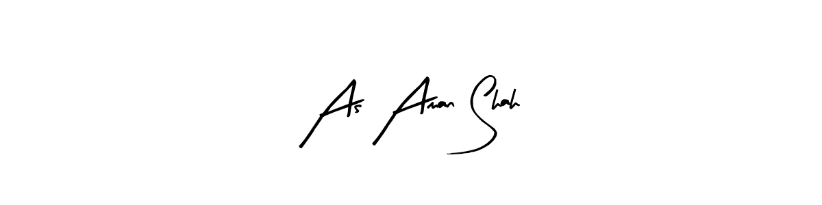Also You can easily find your signature by using the search form. We will create As Aman Shah name handwritten signature images for you free of cost using Arty Signature sign style. As Aman Shah signature style 8 images and pictures png