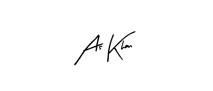 Also You can easily find your signature by using the search form. We will create As Khan name handwritten signature images for you free of cost using Arty Signature sign style. As Khan signature style 8 images and pictures png