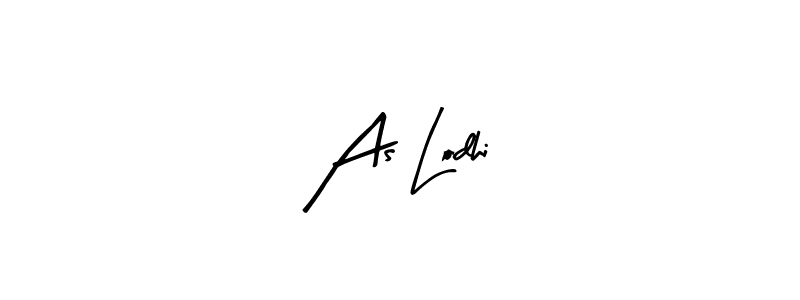 How to make As Lodhi name signature. Use Arty Signature style for creating short signs online. This is the latest handwritten sign. As Lodhi signature style 8 images and pictures png