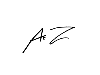 It looks lik you need a new signature style for name As Z. Design unique handwritten (Arty Signature) signature with our free signature maker in just a few clicks. As Z signature style 8 images and pictures png