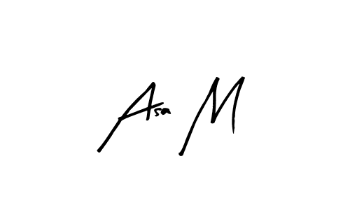 You should practise on your own different ways (Arty Signature) to write your name (Asa M) in signature. don't let someone else do it for you. Asa M signature style 8 images and pictures png