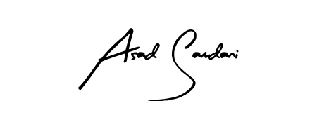 Designed for modern professionals: Asad Samdani name signature crafted with Arty Signature script. Ready for digital PDF workflows. Asad Samdani signature style 8 images and pictures png