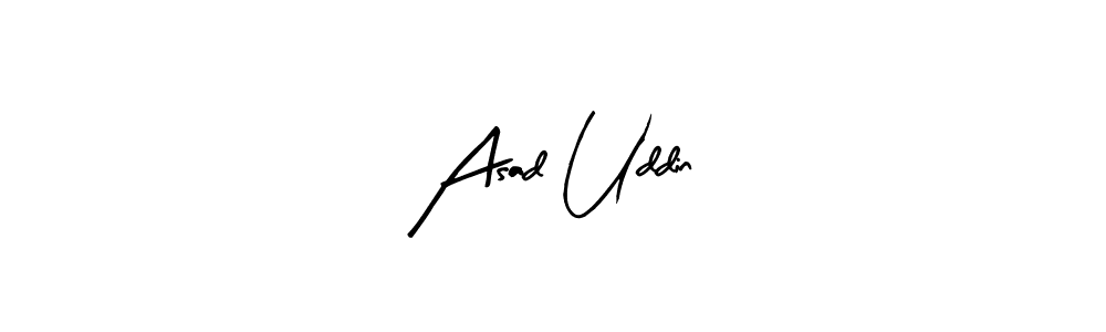 Design your own signature with our free online signature maker. With this signature software, you can create a handwritten (Arty Signature) signature for name Asad Uddin. Asad Uddin signature style 8 images and pictures png