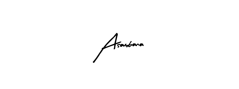 Make a beautiful signature design for name Asambana. With this signature (Arty Signature) style, you can create a handwritten signature for free. Asambana signature style 8 images and pictures png
