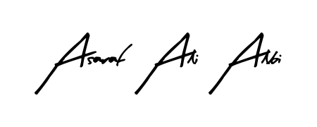 The Arty Signature signature style provides a bold statement for name Asaraf Ali Albi. Designed for business owners, executives, and leaders. Asaraf Ali Albi signature style 8 images and pictures png