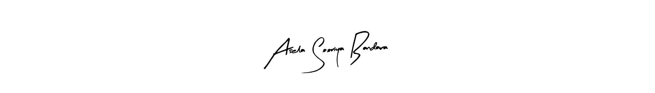 How to make Asela Sooriya Bandara name signature. Use Arty Signature style for creating short signs online. This is the latest handwritten sign. Asela Sooriya Bandara signature style 8 images and pictures png