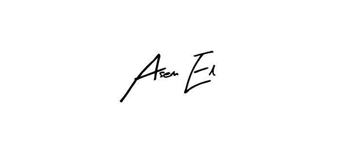 Asem El stylish signature style. Best Handwritten Sign (Arty Signature) for my name. Handwritten Signature Collection Ideas for my name Asem El. Asem El signature style 8 images and pictures png