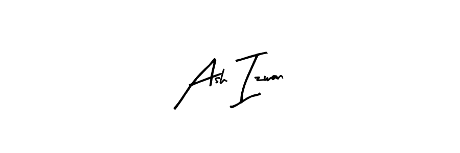 Best and Professional Signature Style for Ash Izwan. Arty Signature Best Signature Style Collection. Ash Izwan signature style 8 images and pictures png
