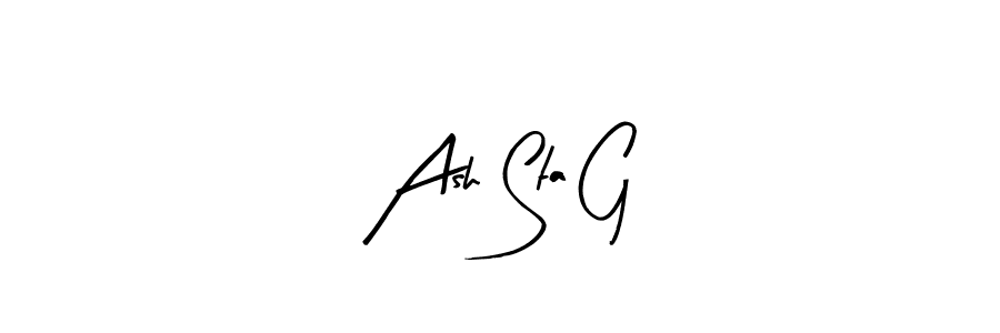 How to make Ash Sta G signature? Arty Signature is a professional autograph style. Create handwritten signature for Ash Sta G name. Ash Sta G signature style 8 images and pictures png