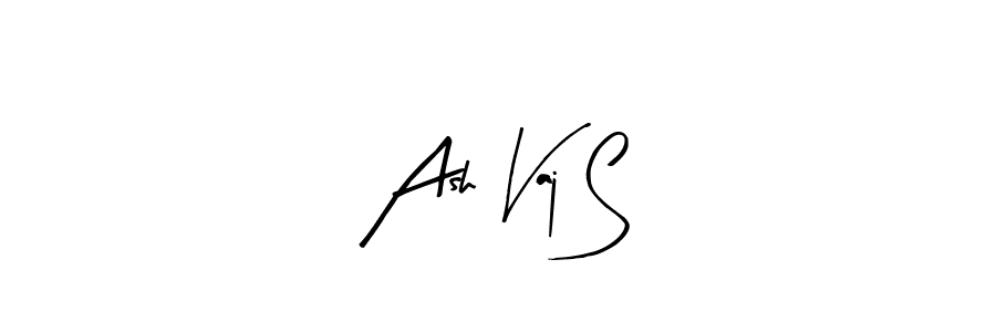 if you are searching for the best signature style for your name Ash Vaj S. so please give up your signature search. here we have designed multiple signature styles  using Arty Signature. Ash Vaj S signature style 8 images and pictures png