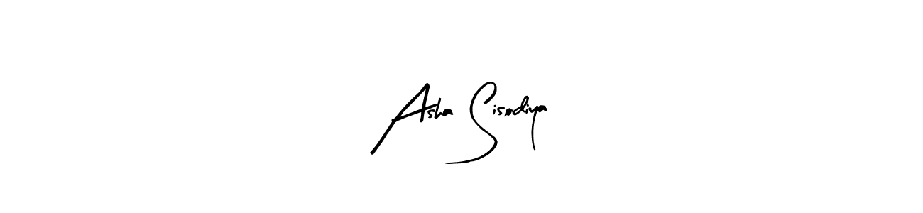 if you are searching for the best signature style for your name Asha Sisodiya. so please give up your signature search. here we have designed multiple signature styles  using Arty Signature. Asha Sisodiya signature style 8 images and pictures png
