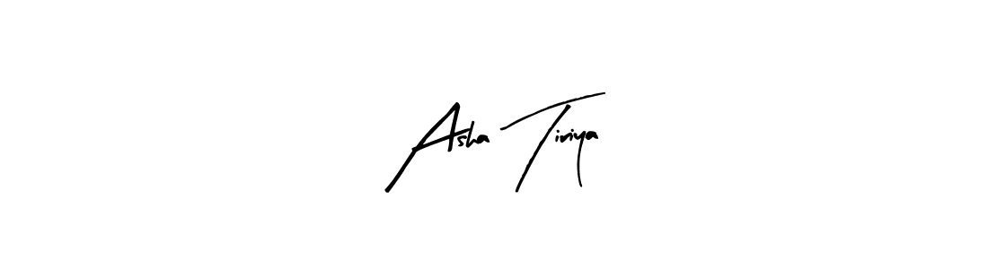 Design your own signature with our free online signature maker. With this signature software, you can create a handwritten (Arty Signature) signature for name Asha Tiriya. Asha Tiriya signature style 8 images and pictures png