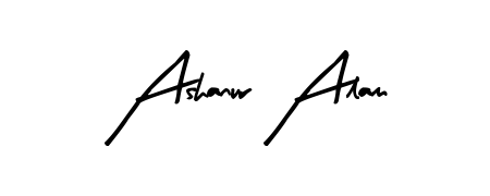This is the best signature style for the Ashanur Alam name. Also you like these signature font (Arty Signature). Mix name signature. Ashanur Alam signature style 8 images and pictures png