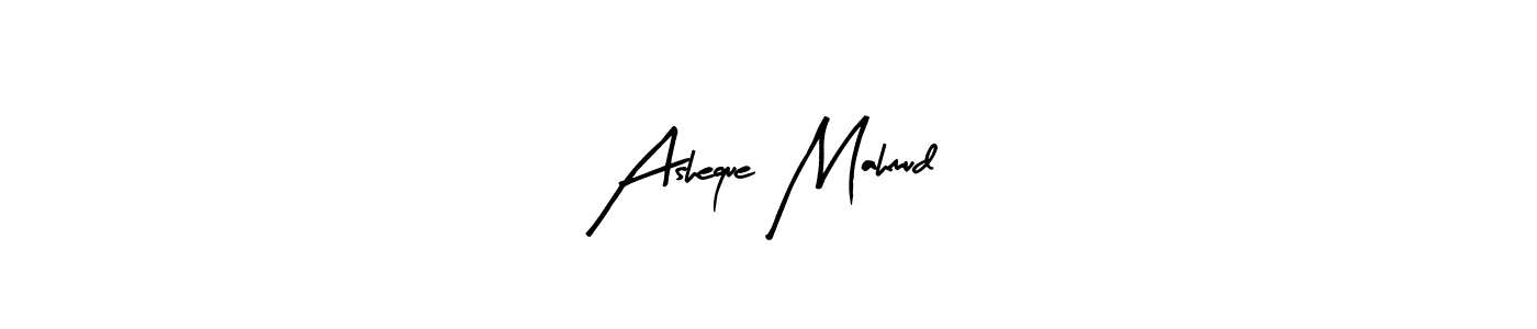 Make a beautiful signature design for name Asheque Mahmud. With this signature (Arty Signature) style, you can create a handwritten signature for free. Asheque Mahmud signature style 8 images and pictures png