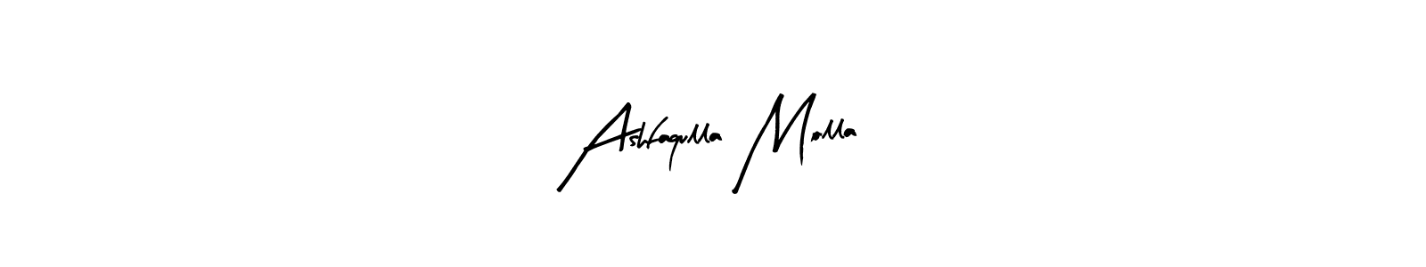 Make a beautiful signature design for name Ashfaqulla Molla. Use this online signature maker to create a handwritten signature for free. Ashfaqulla Molla signature style 8 images and pictures png
