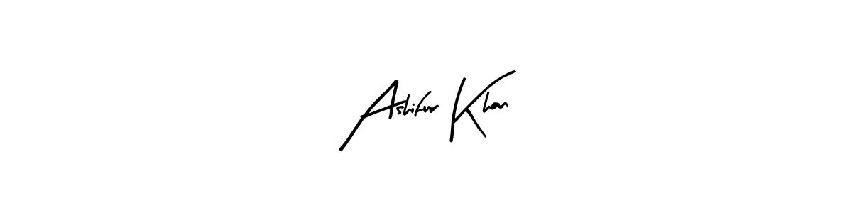 Similarly Arty Signature is the best handwritten signature design. Signature creator online .You can use it as an online autograph creator for name Ashifur Khan. Ashifur Khan signature style 8 images and pictures png