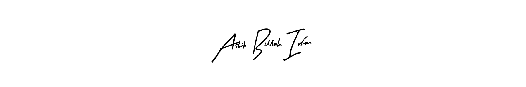 Make a short Ashik Billah Irfan signature style. Manage your documents anywhere anytime using Arty Signature. Create and add eSignatures, submit forms, share and send files easily. Ashik Billah Irfan signature style 8 images and pictures png