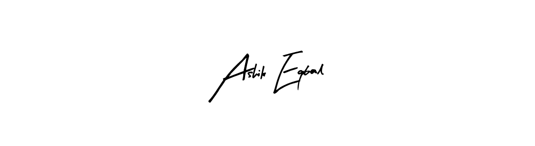 You should practise on your own different ways (Arty Signature) to write your name (Ashik Eqbal) in signature. don't let someone else do it for you. Ashik Eqbal signature style 8 images and pictures png