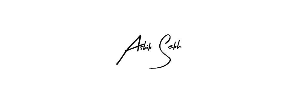 How to Draw Ashik Sekh signature style? Arty Signature is a latest design signature styles for name Ashik Sekh. Ashik Sekh signature style 8 images and pictures png