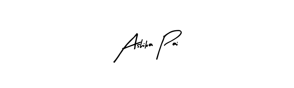 Also we have Ashika Pai name is the best signature style. Create professional handwritten signature collection using Arty Signature autograph style. Ashika Pai signature style 8 images and pictures png