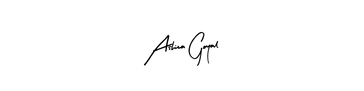 Make a beautiful signature design for name Ashima Goyal. Use this online signature maker to create a handwritten signature for free. Ashima Goyal signature style 8 images and pictures png