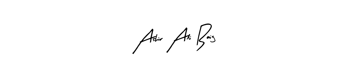 Make a beautiful signature design for name Ashir Ali Baig. Use this online signature maker to create a handwritten signature for free. Ashir Ali Baig signature style 8 images and pictures png