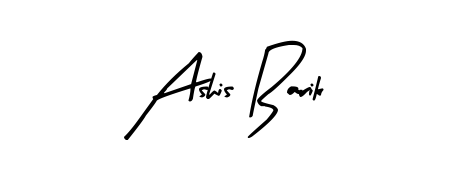 Generate high-definition signature styles for Ashis Barik. The Arty Signature typeface ensures crisp legibility and sophisticated design. Ashis Barik signature style 8 images and pictures png