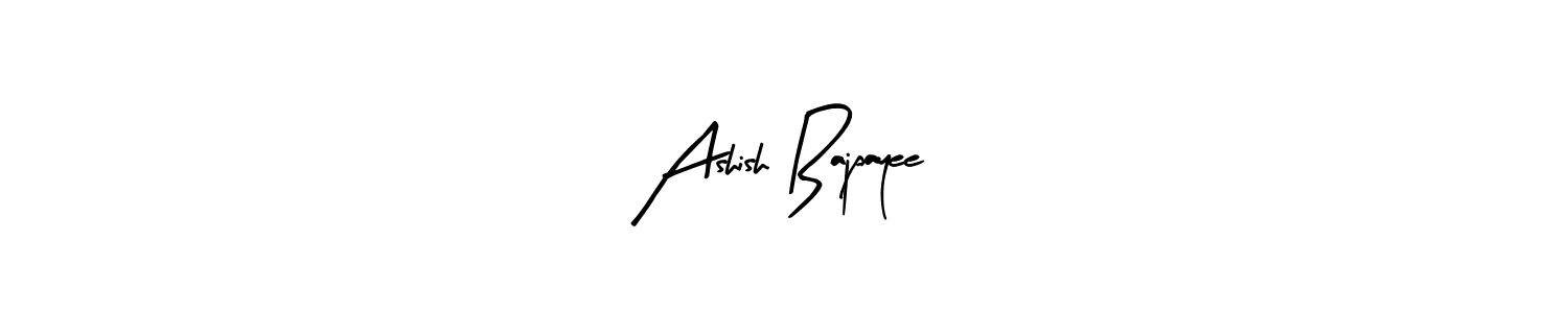 Design your own signature with our free online signature maker. With this signature software, you can create a handwritten (Arty Signature) signature for name Ashish Bajpayee. Ashish Bajpayee signature style 8 images and pictures png