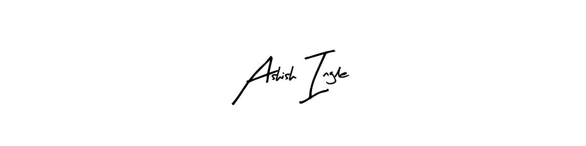 Use a signature maker to create a handwritten signature online. With this signature software, you can design (Arty Signature) your own signature for name Ashish Ingle. Ashish Ingle signature style 8 images and pictures png
