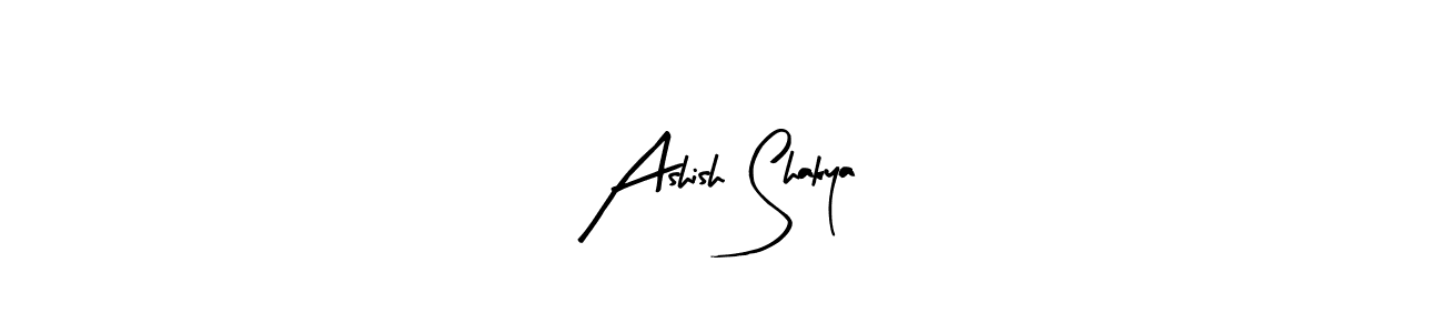 Arty Signature is a professional signature style that is perfect for those who want to add a touch of class to their signature. It is also a great choice for those who want to make their signature more unique. Get Ashish Shakya name to fancy signature for free. Ashish Shakya signature style 8 images and pictures png