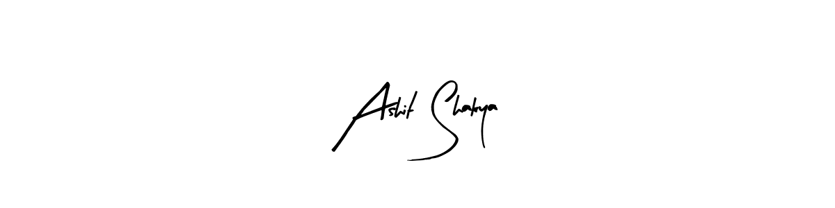 Arty Signature is a professional signature style that is perfect for those who want to add a touch of class to their signature. It is also a great choice for those who want to make their signature more unique. Get Ashit Shakya name to fancy signature for free. Ashit Shakya signature style 8 images and pictures png