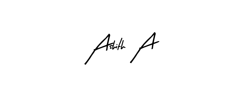 It looks lik you need a new signature style for name Ashith A. Design unique handwritten (Arty Signature) signature with our free signature maker in just a few clicks. Ashith A signature style 8 images and pictures png