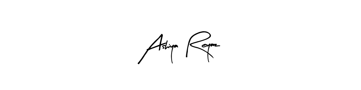 Use a signature maker to create a handwritten signature online. With this signature software, you can design (Arty Signature) your own signature for name Ashiya Reyaz. Ashiya Reyaz signature style 8 images and pictures png