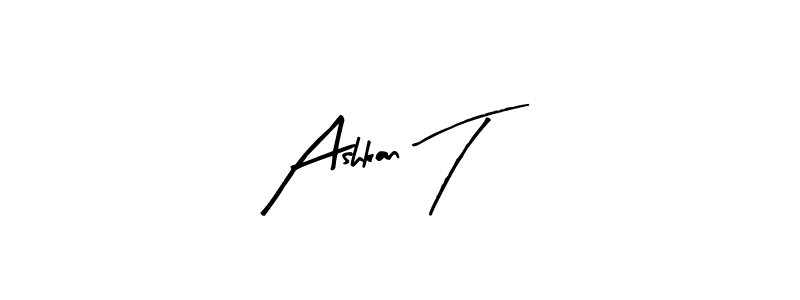 Also we have Ashkan T name is the best signature style. Create professional handwritten signature collection using Arty Signature autograph style. Ashkan T signature style 8 images and pictures png