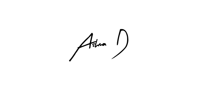 Ashma D stylish signature style. Best Handwritten Sign (Arty Signature) for my name. Handwritten Signature Collection Ideas for my name Ashma D. Ashma D signature style 8 images and pictures png