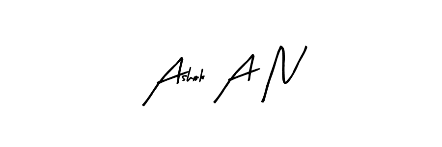 How to make Ashok A N signature? Arty Signature is a professional autograph style. Create handwritten signature for Ashok A N name. Ashok A N signature style 8 images and pictures png
