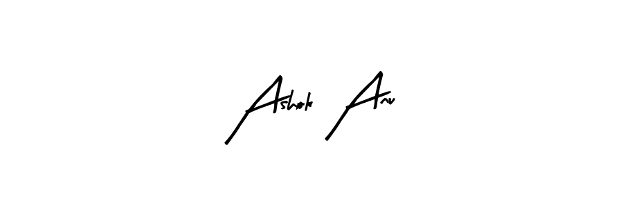 How to make Ashok Anu signature? Arty Signature is a professional autograph style. Create handwritten signature for Ashok Anu name. Ashok Anu signature style 8 images and pictures png